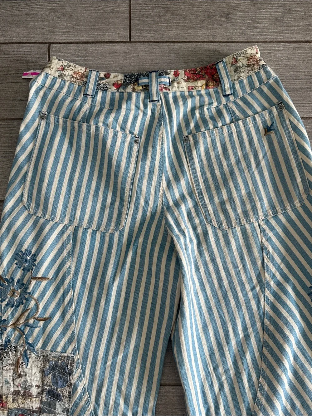 Free People Runyon Patched Craft Pants New!